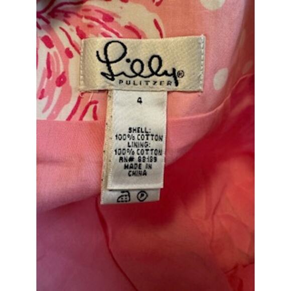Lilly Pulitzer Women Nikita Pink Floral Ruffle Mini Skirt 4 - Picture 2 of 5